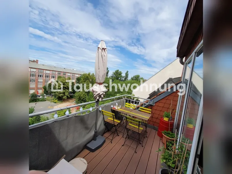 Tauschwohnung: 2-Zi. DG-Wohnung gegen familienfreundliche 3 Zimmer — photo 1